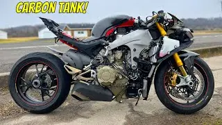 First Test Ride! SALVAGE Ducati Panigale V4S Rebuild (Pt.5)