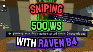 SNIPING A 500 WINSTREAK WITH RAVEN B4 | GIVEAWAY BELOW | (CONFIG AND SCRIPTS IN DESCRIPTION)