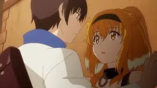 that wall pound (❁´◡`❁) |  Isekai Meikyuu de Harem wo Episode 6