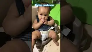 Yoshi eating mushroom #babyboy -#babyshorts #babyvideos #funny #food #foodie #funnybaby #funnybaby #