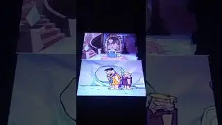 Fred and Barney Laughing at Star Butterfly Fall Down