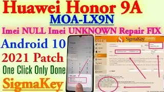 Huawei Honor 9A imei Repair imei NULL imei UNKNOWN Repair Done | Honor MOA-LX9N imei Repair Done 😝