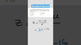 Convert a Normal Distribution to Standard Normal (Use This Rule)