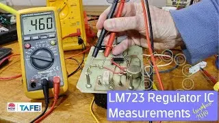 LM723 Regulator with Voltages and Maths UEENEEH138A TAFE NSW