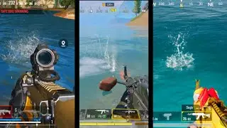Water Physics Comparison in 10 Different Battle Royale Games | Android