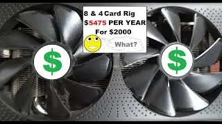 I'm Making Money With A 12 Card Mining Rig (part 2) Bitcoin and Ethereum are going down.