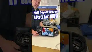 2019 Toyota Tacoma iPad dash mod