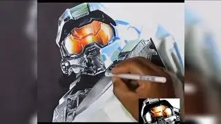 como dibujar a Halo