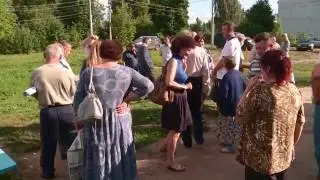 Новости Селятино: Встреча главы г.п. Селятино Е. Голубевым с жителями деревни Новоглаголево.