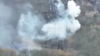 Russischer BMP Schützenpanzer mit Deutscher DM-22 Panzerabwehrrichtmine abgeschossen.