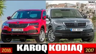 2018 Skoda Karoq vs 2017 Skoda Kodiaq - obvious size difference