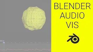 3D model reacting to music - made with Blender