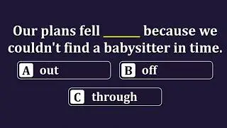 How Well Do You Know Phrasal Verbs with 'Fall'? Take the Quiz!