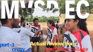 mvsr athlema,Mahindra college review,mvsr students enjoy 😊