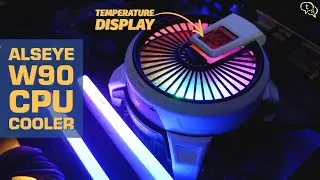 Alseye Warriors W90 CPU Cooler with Temperature display