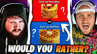TIM REACTS TO CASEOH FOOD WOULD YOU RATHER
