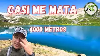 Épica y peligrosa caminata a 4000 metros de altura