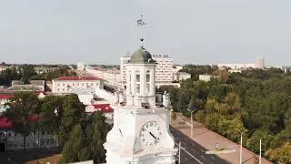 Город Витебск с высоты птичьего полёта