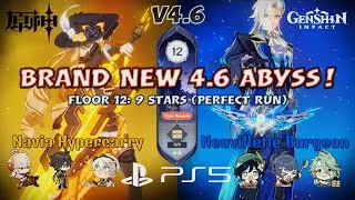4.6's Spiral Abyss - Floor 12: 9 Stars (Perfect Run) | Genshin Impact 4.6