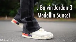 J Balvin Jordan 3 Medellin Sunset | Styling Review