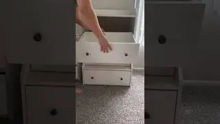 Ikea Hauga 4 drawer chest #ikea #furniture #how #dewalt #diy