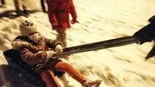 Sürpriz kar eğlencesi. Kids snow fun.ألعاب الثلج Schneespiele 雪地游戏 снежные игры