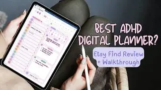 Best ADHD Digital Planner? ✨ Etsy Find Review + Walkthrough