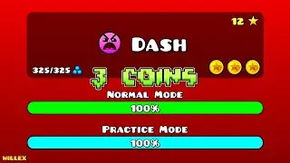 NEW 2.2 LEVEL, Dash all 3 coins | GEOMETRY DASH