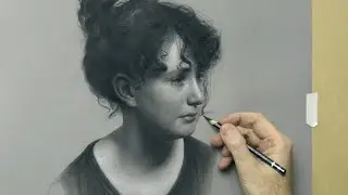 "Julia" – Portrait Drawing by David Jamieson