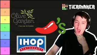 The Official Sit-Down Chain Restaurant Tier List