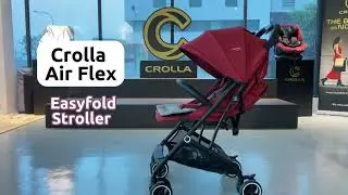 Easy Fold Compact Stroller w/ Luggage Handle | Crolla Air Flex