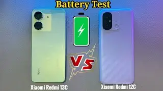Xiaomi Redmi 13C Vs Xiaomi Redmi 12C  Battery Drain & Charging Test