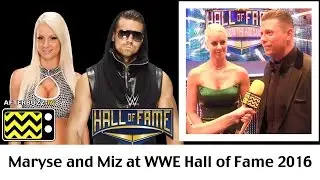 Maryse & The Miz Hall of Fame 2016 Interview | AfterBuzz TV