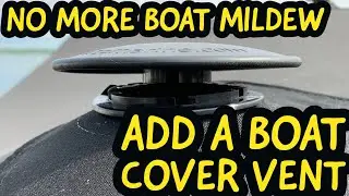 Add Boat COVER Vent - Prevent Mildew - Boat Vent Boat Cover Ventilation Cap 