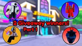 GIVEAWAY WINNERS IN TOILET TOWER DEFENSE!! Part 1