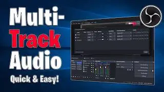 How to enable audio tracks in OBS in UNDER 2 MINUTES!