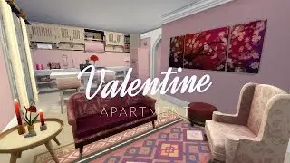 Valentine Apartment❤️ // The Sims 4 Speed Build