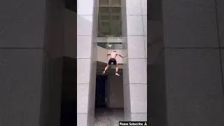 amazing climbing skill😱😱😱 training makes a man perfect#spiderman#viralvideo