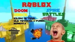 ROBLOX | Doomspire Brickbattles | Salty 12 Year Old Tryhard Rages | Funny Moments #2