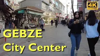 Gebze Walking Tour 4K UHD 50fps | Kocaeli Gebze city center