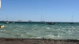Евпаторийская бухта. Набережная Валентины Терешковой.