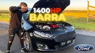 1400HP FORD BARRA FALCON FGX - Australia's FASTEST SLEEPER?!