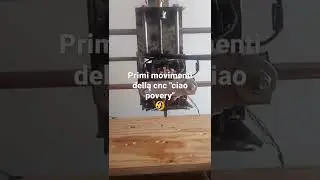 primi test della mini CNC "dei poveracci" 🤣