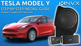 Adding a Subwoofer & Amp to a Tesla Model Y - Step-by-Step Install Guide for NVX BOOST Sub Box