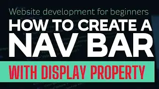 nav tag in html and css | navigation menu html and css | how to use display property in css.