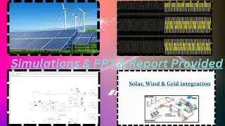 Solar wind & grid integration in Matlab simulink | smart grid system | multiple source integration