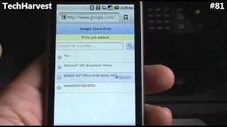 Printing From An Android Phone Using Google Cloud Print