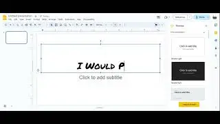 I Would Use Permanent Marker (Font) On A Google Slide Presentation