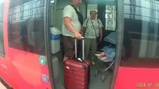 последний день  работы  аэроэкпресса в аэропорт   ВНУКОВО
