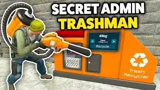 SECRET ADMIN TRASHMAN - Gmod DarkRP Trash Man (HOW TO MAKE BIG MONEY FROM COLLECTING TRASH)